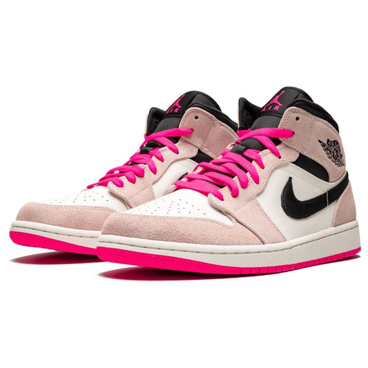 Air Jordan 1 Mid Hyper Pink — UK 3 | EU 35.5 | US 3.5 — Side View