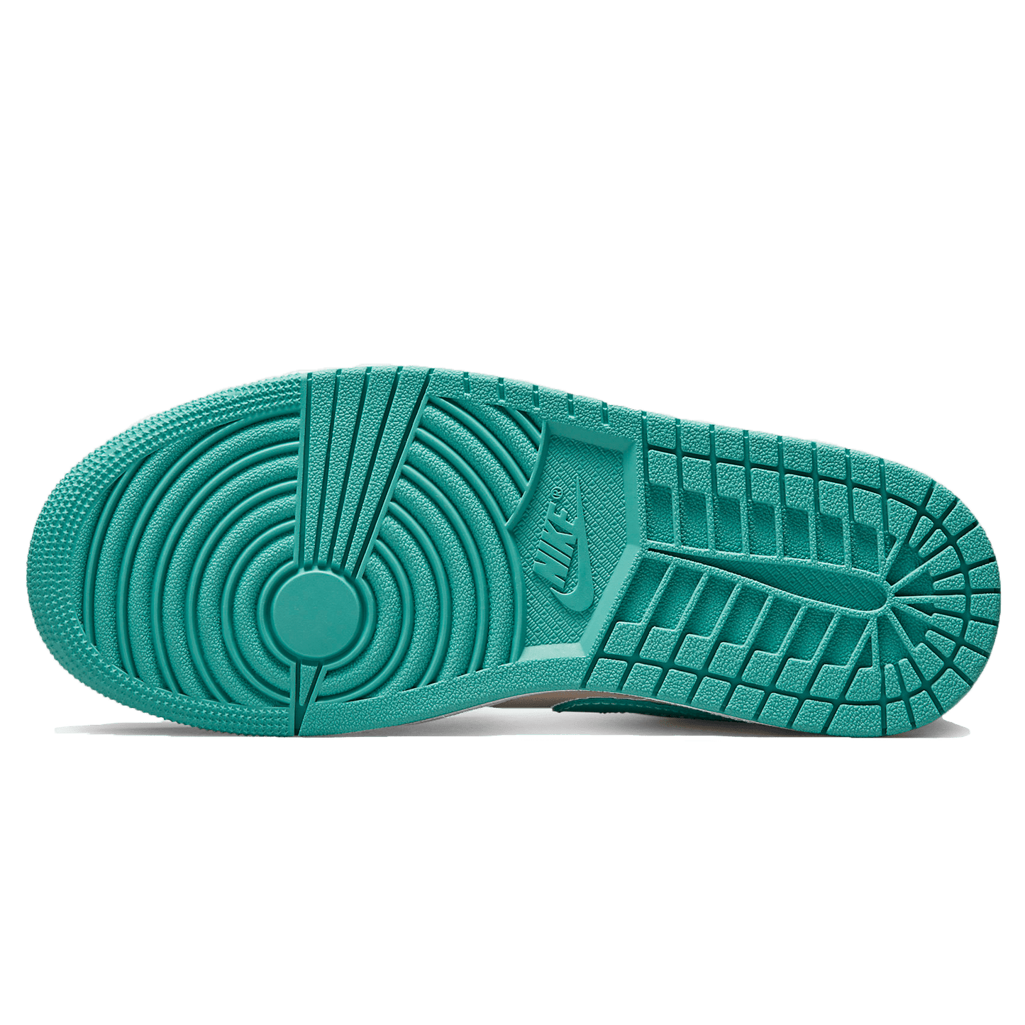 Air Jordan 1 Low Wmns 'Tropical Teal Sandy Beige' — UK 2.5 | EU 35.5 | US 5 — Top View