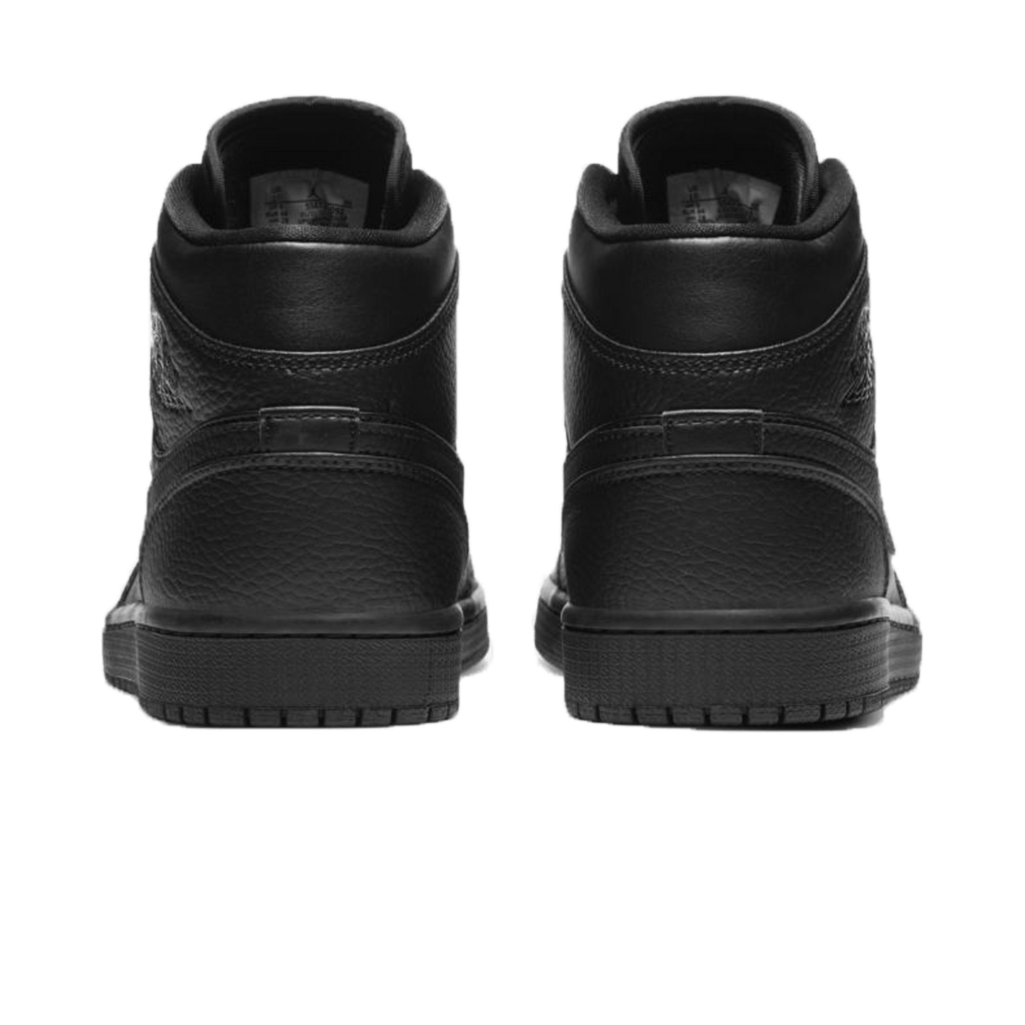 Air Jordan 1 Mid 'Black White' — UK 3 | EU 35.5 | US 3.5 — Back View