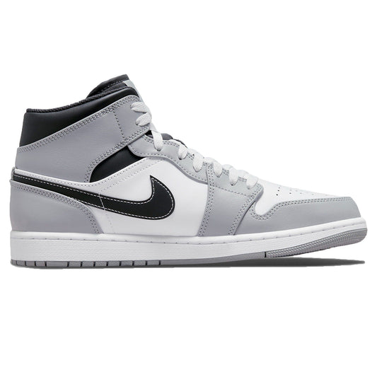 Air Jordan 1 Mid 'Smoke Grey Anthracite' — UK 3 | EU 35.5 | US 3.5 — Side View
