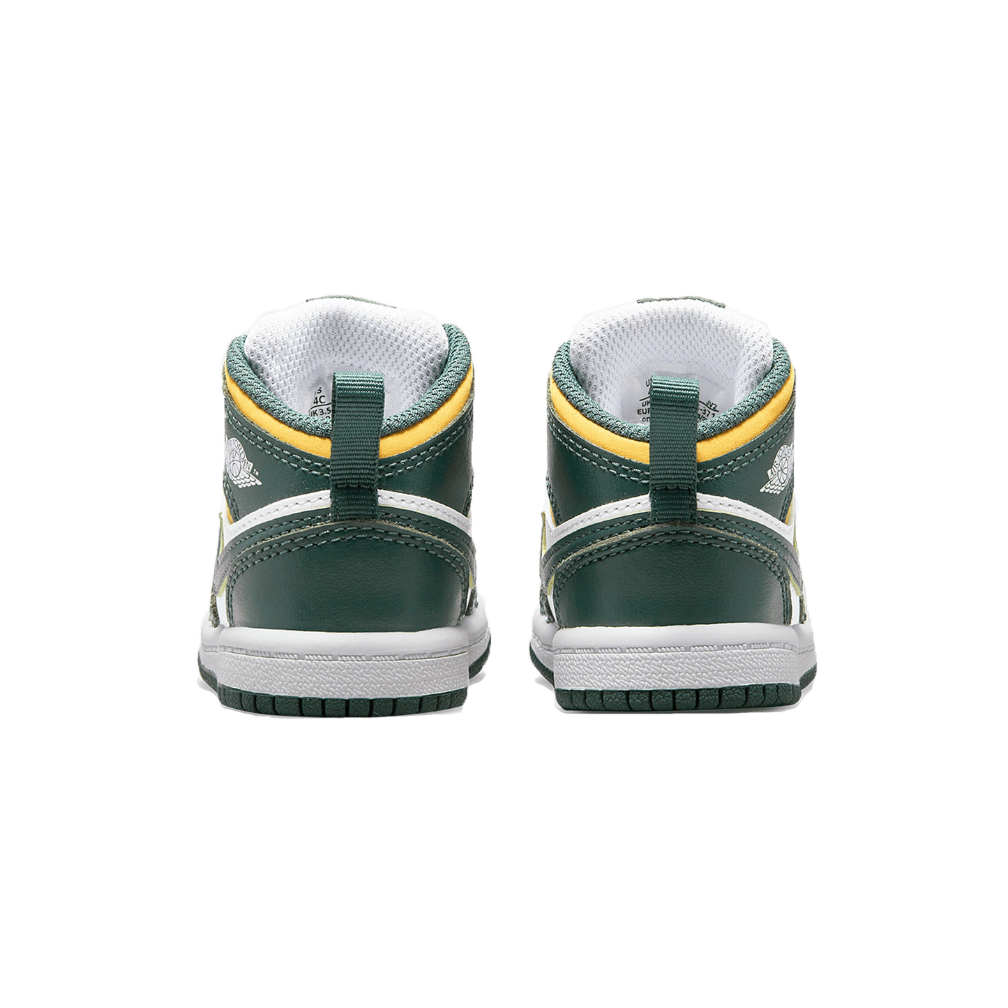 Air Jordan 1 Mid TD 'Sonics' — UK 0C | EU 15 | US 0C — Back View
