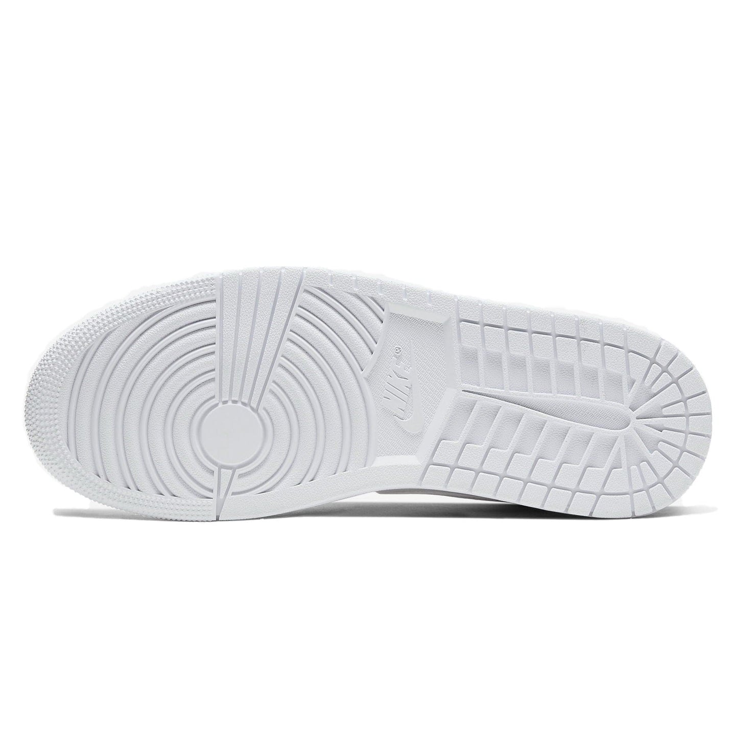 Air Jordan 1 Mid 'Triple White' — UK 3 | EU 35.5 | US 3.5 — Detail View