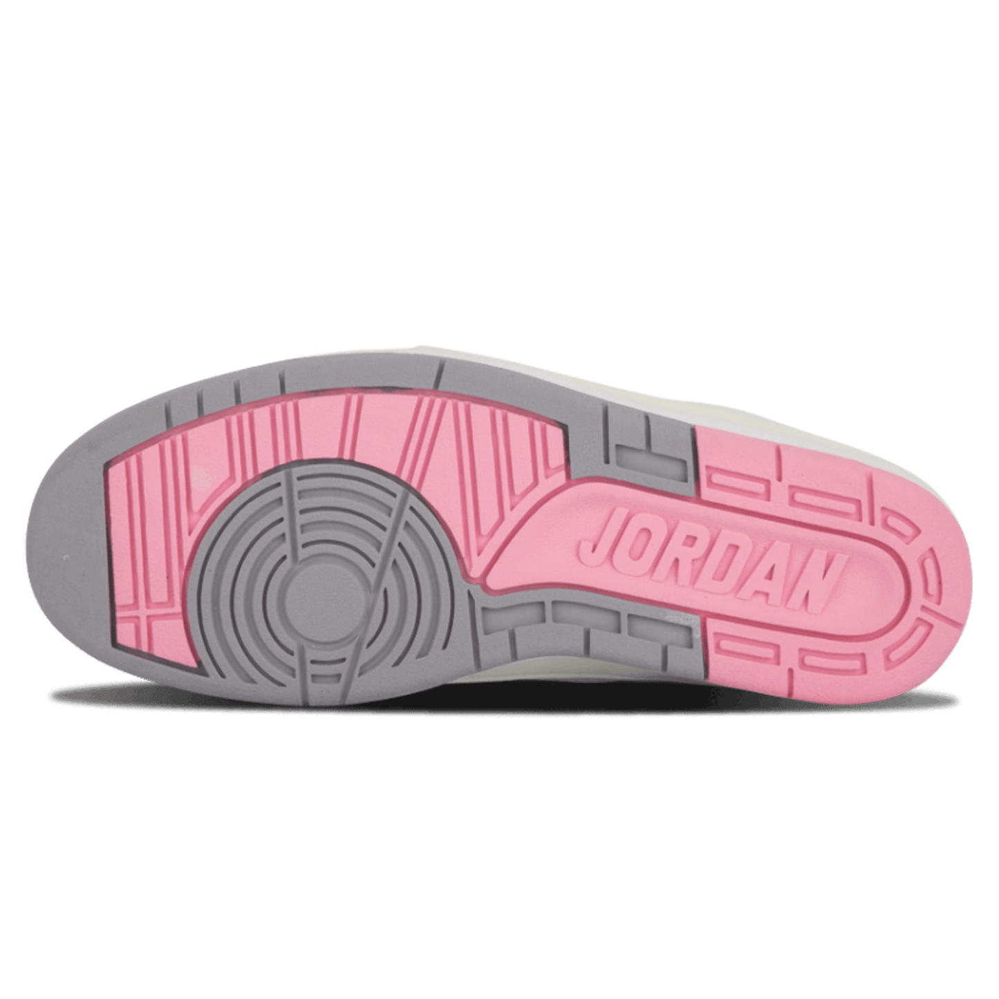 Air Jordan 2 Retro Low Wmns Light Steel Grey Pink — UK 2.5 | EU 35.5 | US 5 — Back View