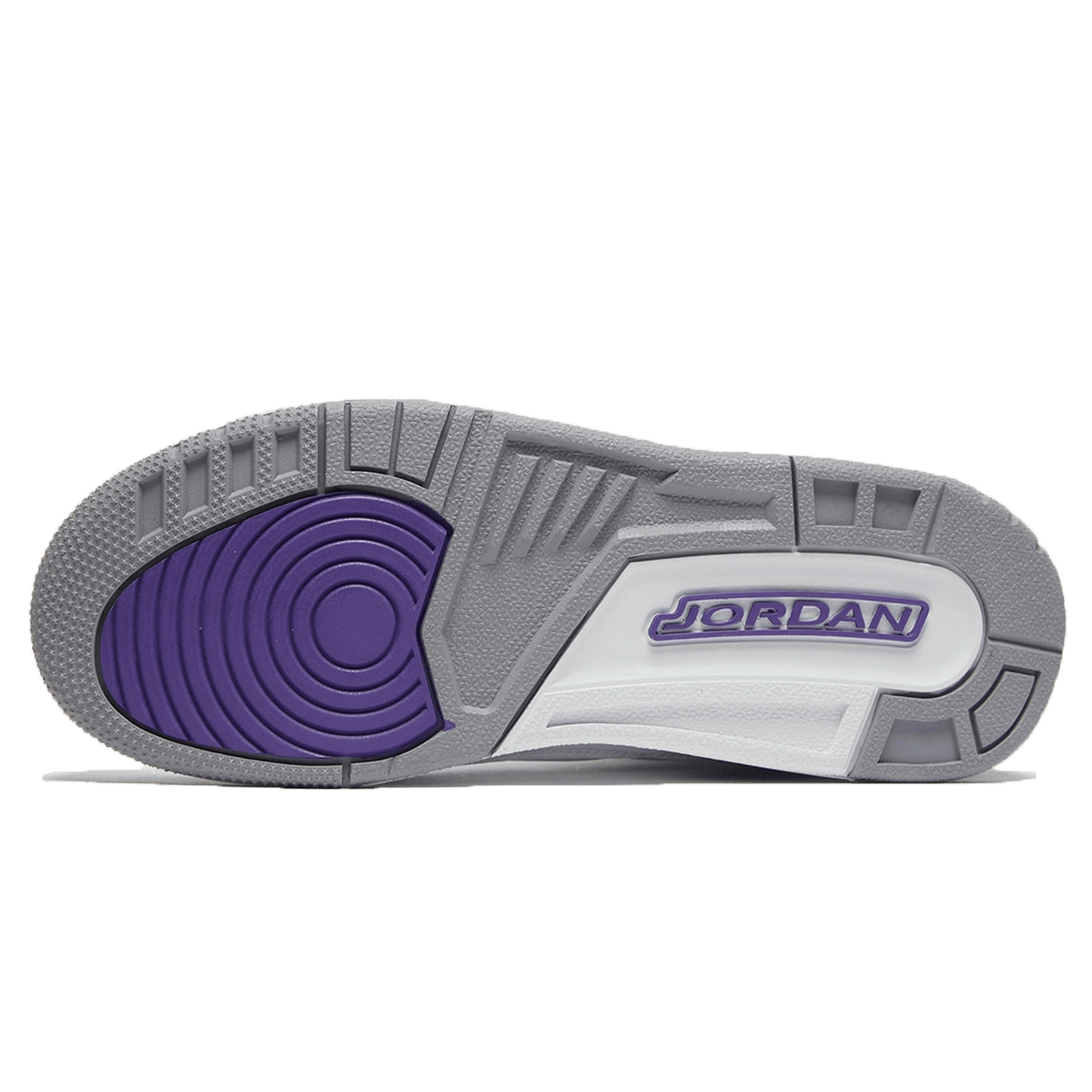 Air Jordan 3 Retro 'Dark Iris' — UK 3 | EU 35.5 | US 3.5 — Top View