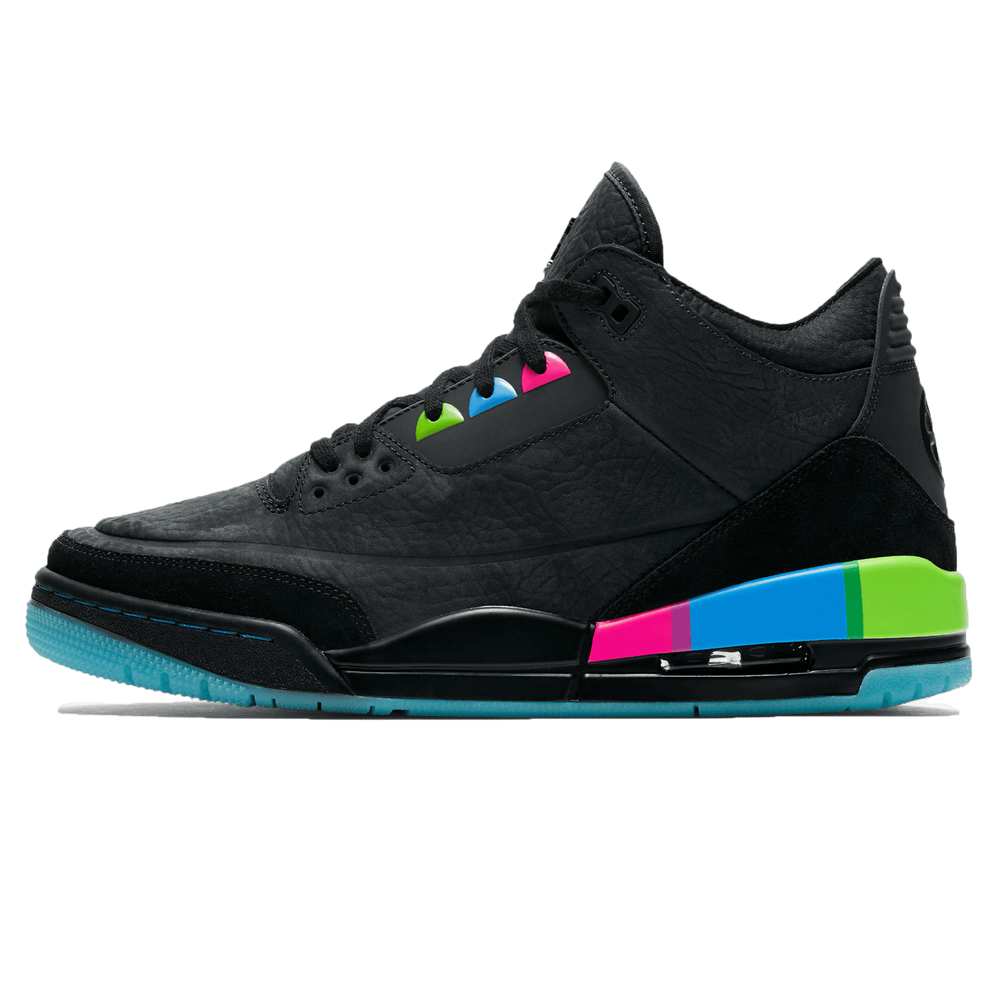 Air Jordan 3 Retro 'Quai 54' — UK 3 | EU 35.5 | US 3.5 — Front View