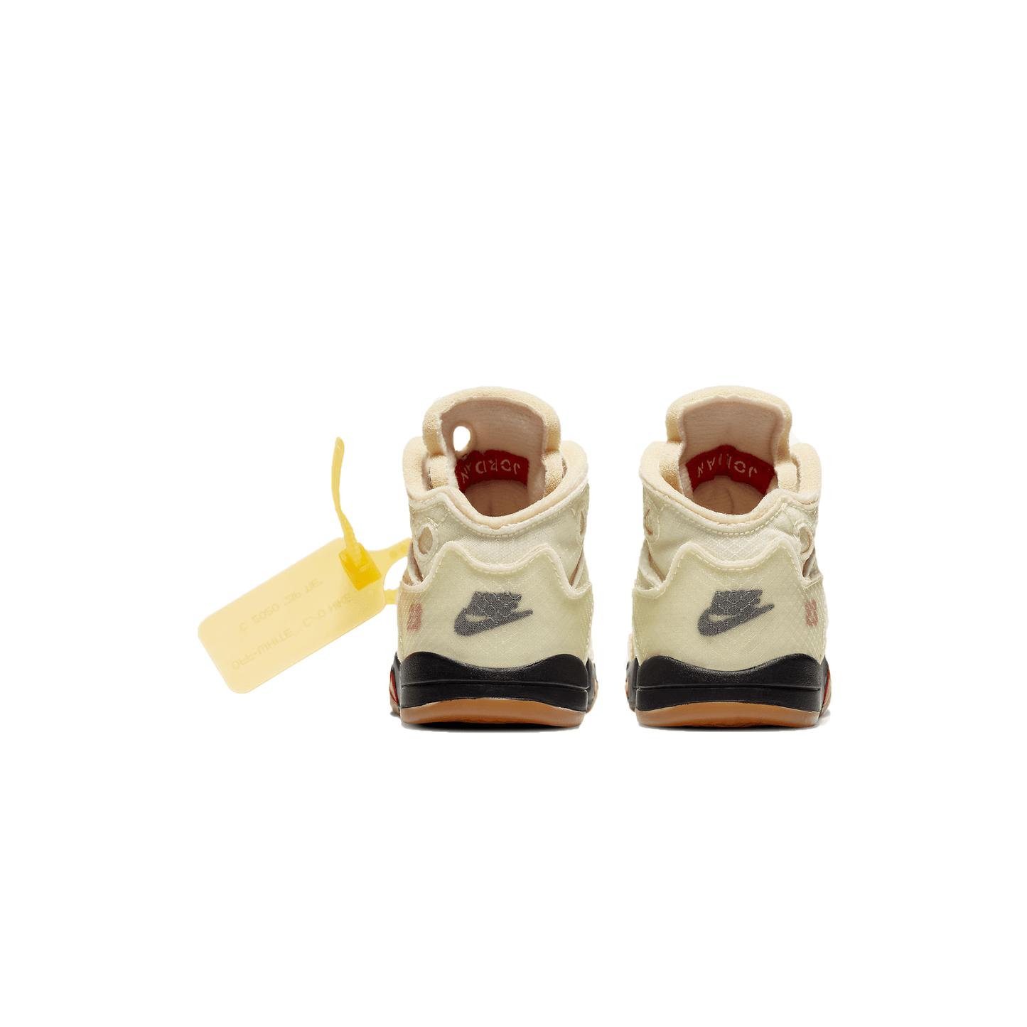 Off-White x Air Jordan 5 Retro SP TD 'Sail' — UK 0C | EU 15 | US 0C — Top View