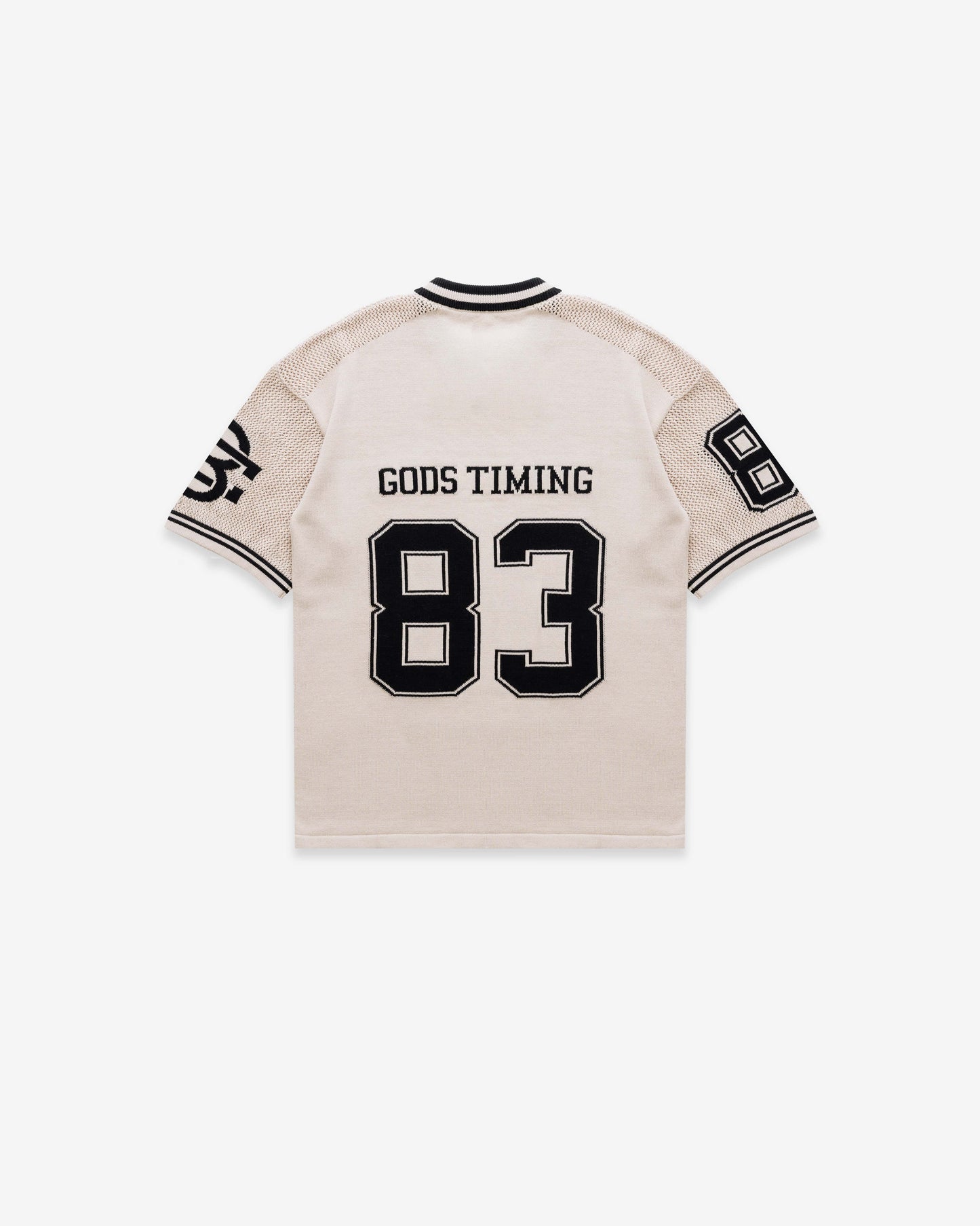 Benir Clothing God’s Timing 83 knit Jersey - Cream — XS — Alternate View 7