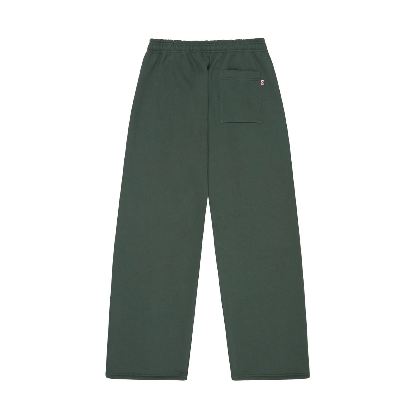 Broken Planet Basics Straight Leg Sweatpants - Emerald Green — XXS — Side View