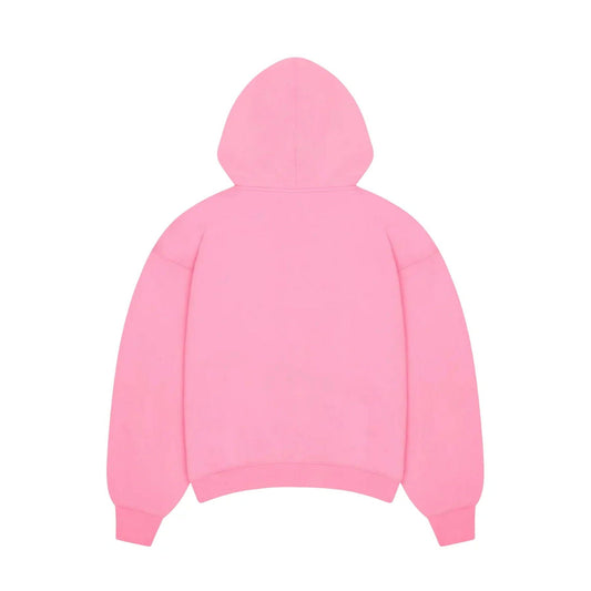 Broken Planet Zip Up Hoodie 'Candy Pink' — XXS — Side View