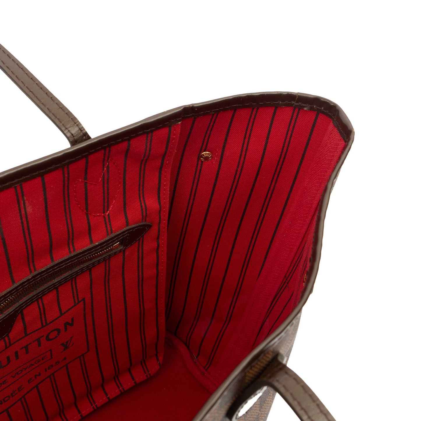 Louis Vuitton Tote Neverfull MM in Damier, Canvas — Alternate View 16