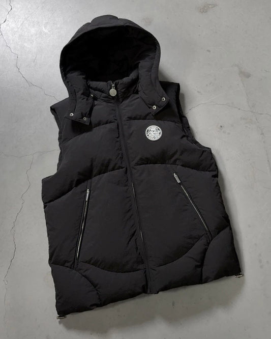 Legende Paris Puffer Bodywarmer - Black — XS — Side View