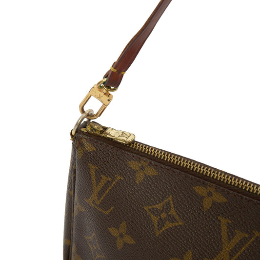 Louis Vuitton Shoulder Bag Pochette Accessoires in Monogram, Canvas — Side View