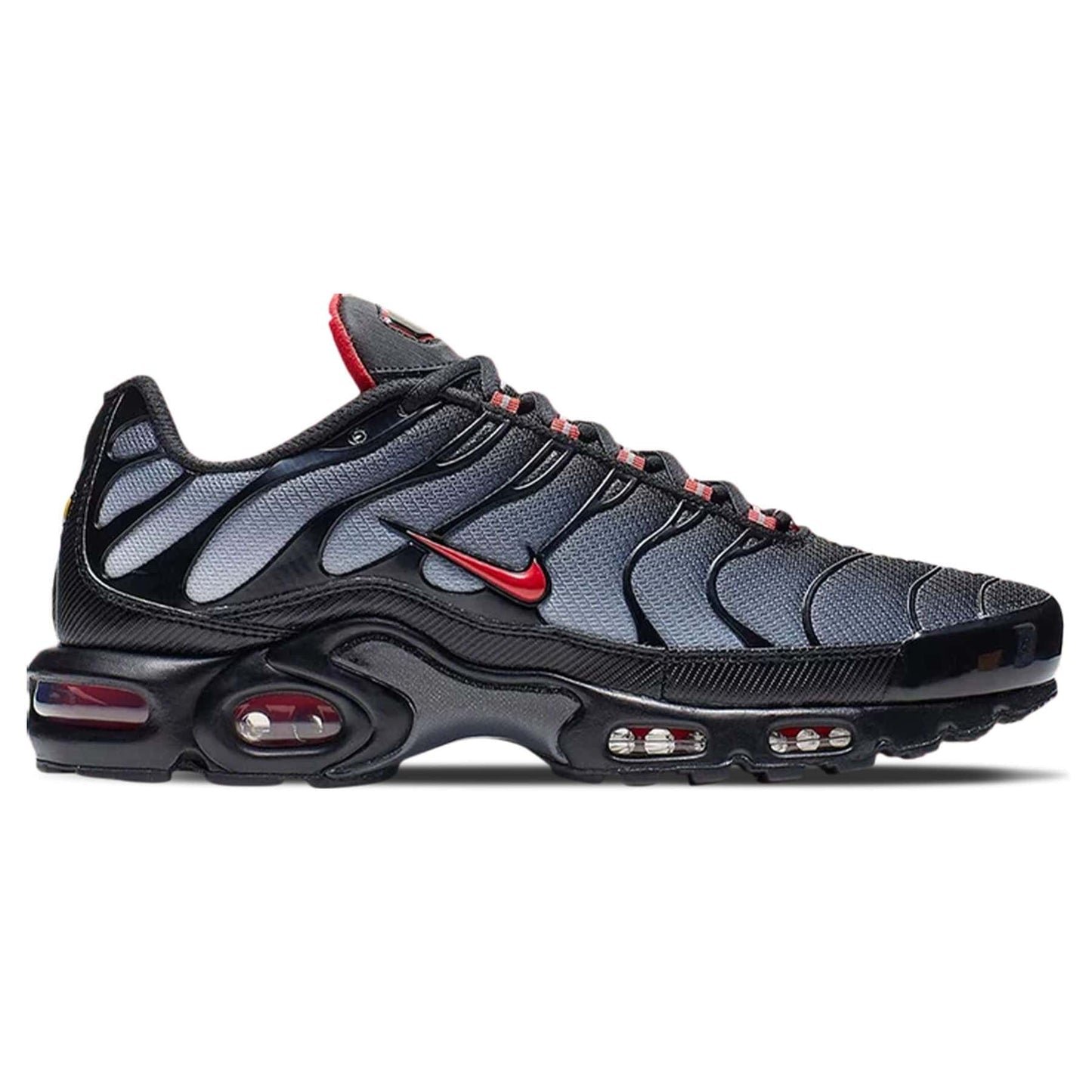 Nike Air Max Plus 'Black Gradient Red' — UK 3 | EU 35.5 | US 3.5 — Side View