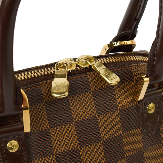 Louis Vuitton Mini Bag Riviera in Damier, Canvas — Side View