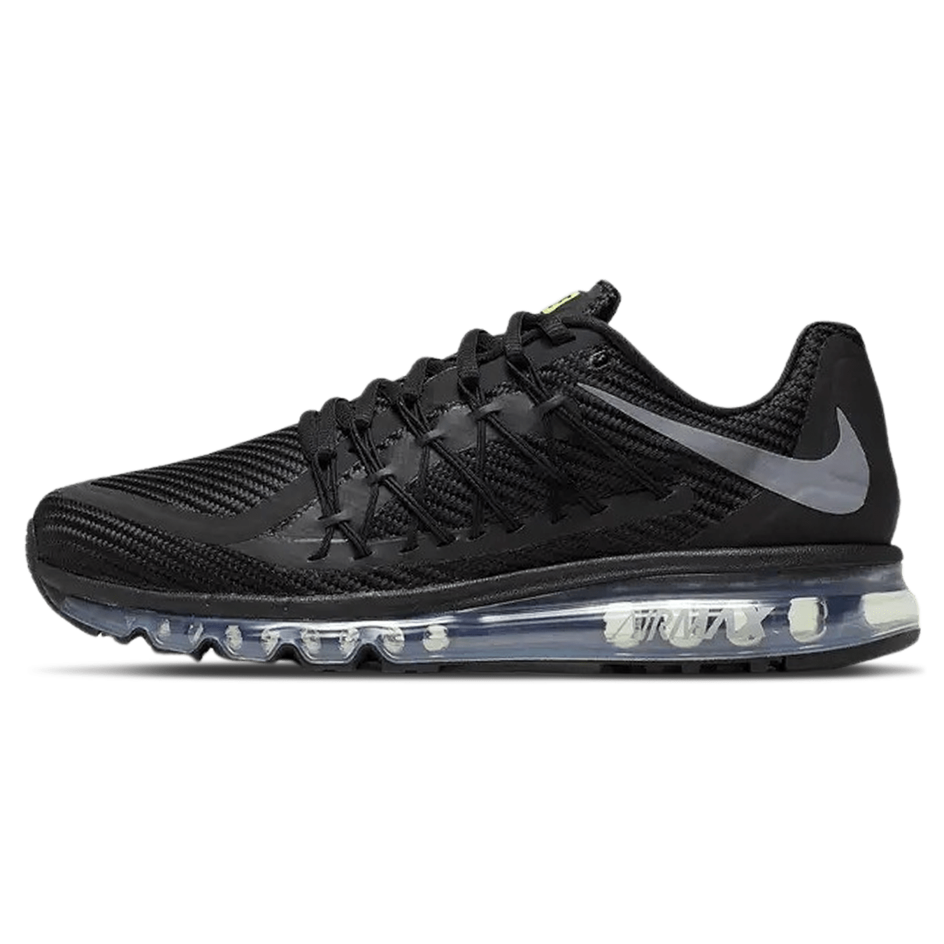 Nike Air Max 2015 'Black Wolf Grey' — UK 3 | EU 35.5 | US 3.5 — Front View