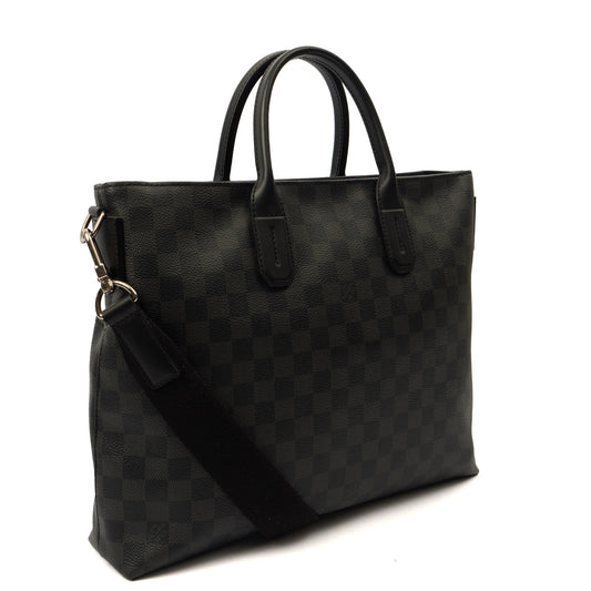 Louis Vuitton Tote 7 Day a Week in Damier Graphite, Canvas — Side View