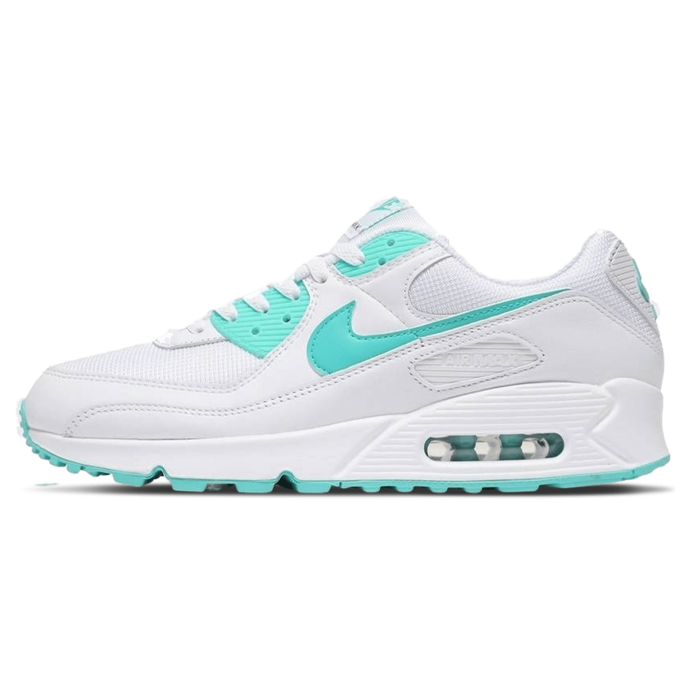 Nike Air Max 90 'Colour Pack - Persian Green' — UK 3 | EU 35.5 | US 3.5 — Front View