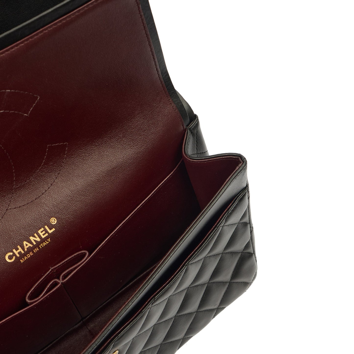 Chanel Shoulder Bag Classic Double Flap - Large in Black, Leather — Alternate View 10