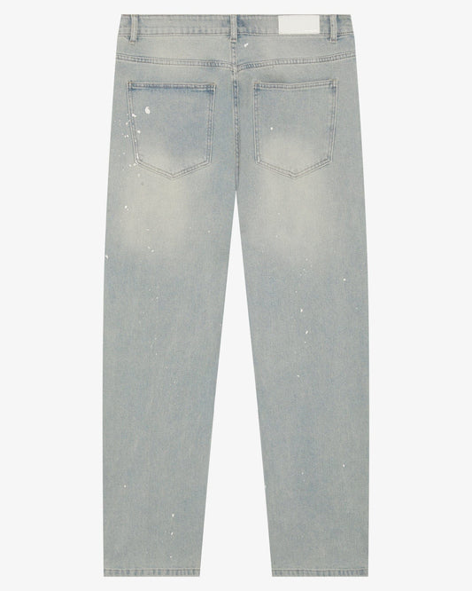 Magiri Core Painted Straight Jeans 'Blue' — Light Blue — Size 28 — Side View