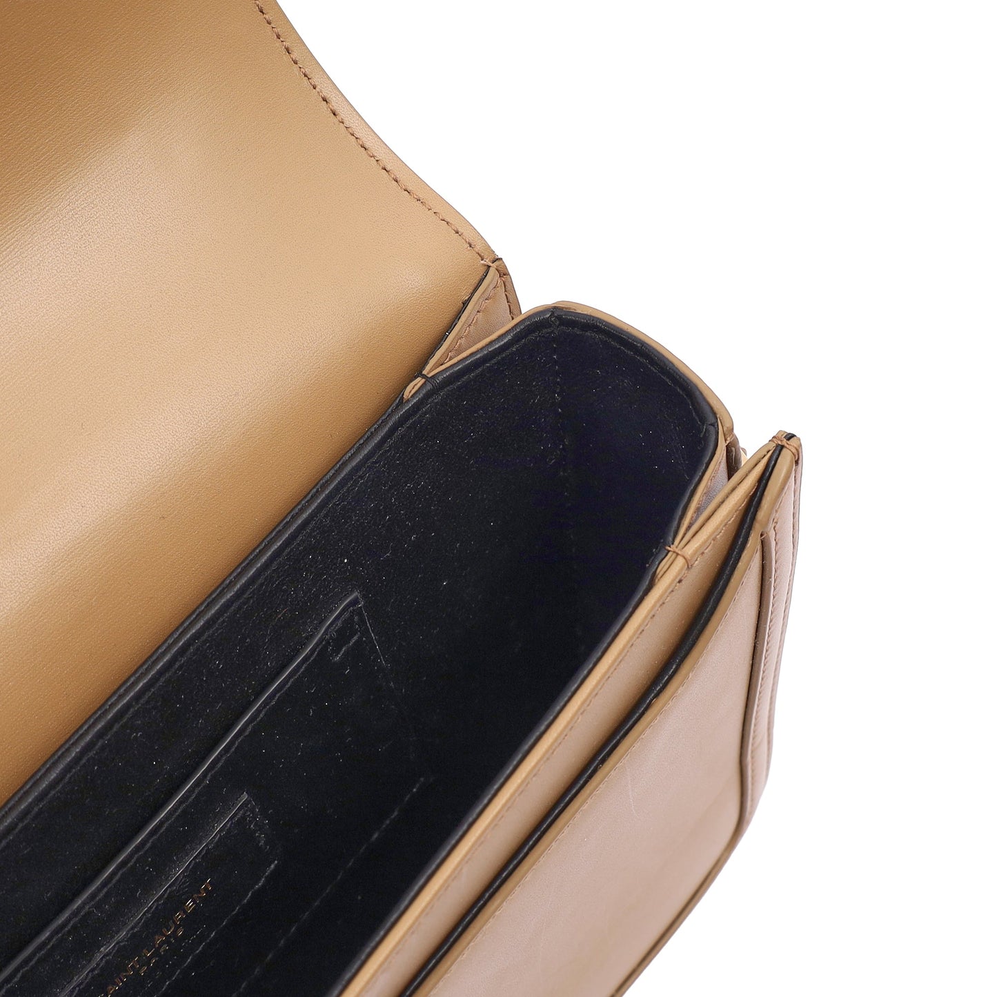 Saint Laurent Cross Body Solferino- Small in Neutral, Calfskin Leather — Alternate View 21