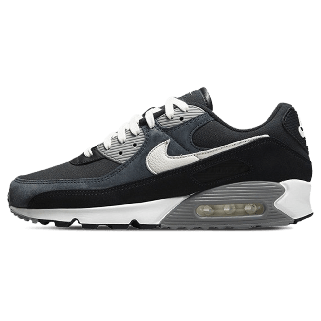 Nike Air Max 90 Premium 'Off-Noir Particle Grey' — UK 3 | EU 35.5 | US 3.5 — Front View