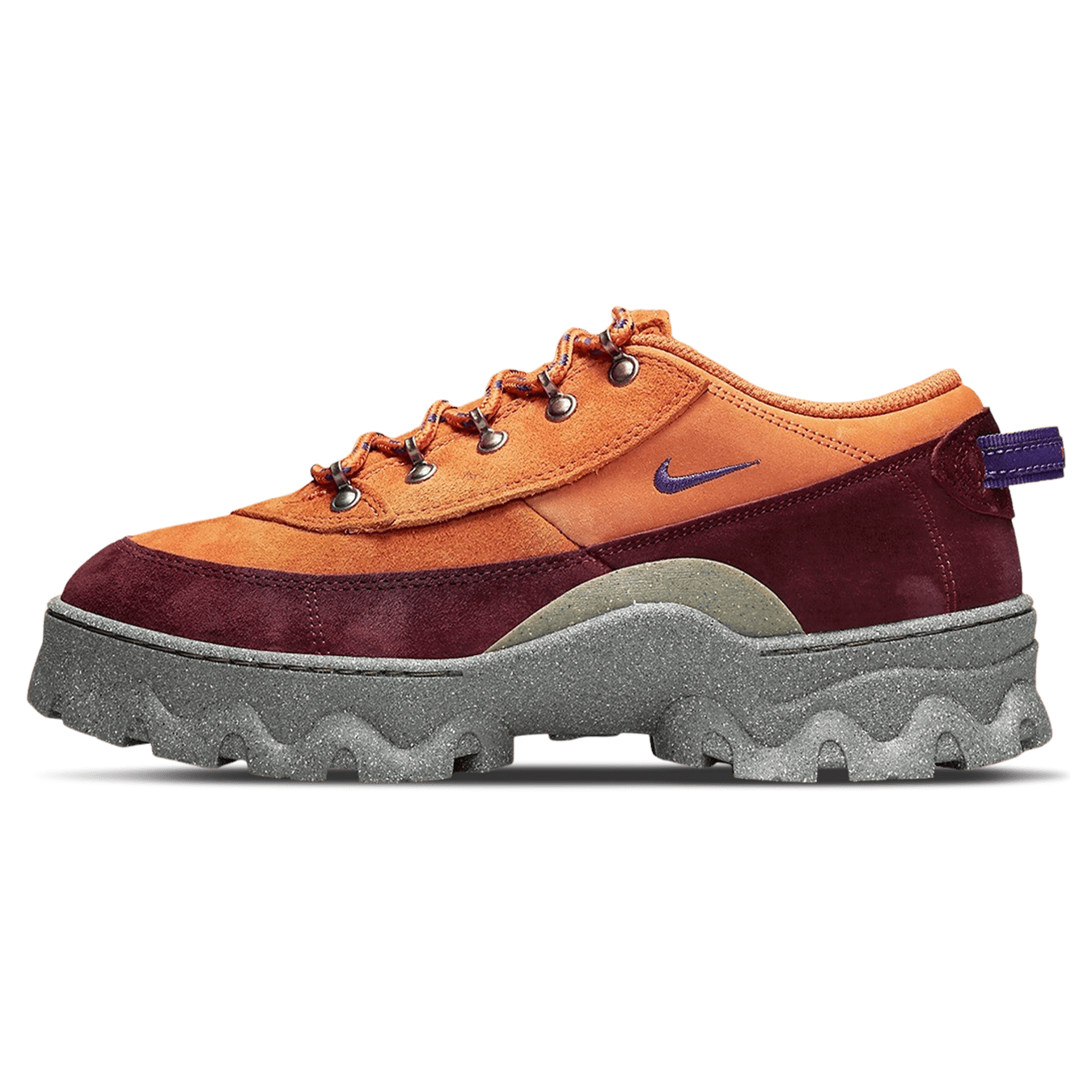 Nike Lahar Low Wmns 'Sport Spice Dark Beetroot' — UK 2.5 | EU 35.5 | US 5 — Front View