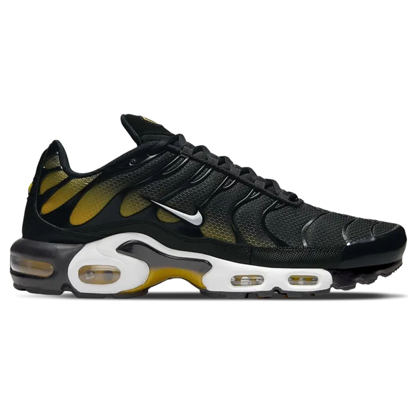 Nike Air Max Plus 'Black University Gold' — UK 3 | EU 35.5 | US 3.5 — Side View