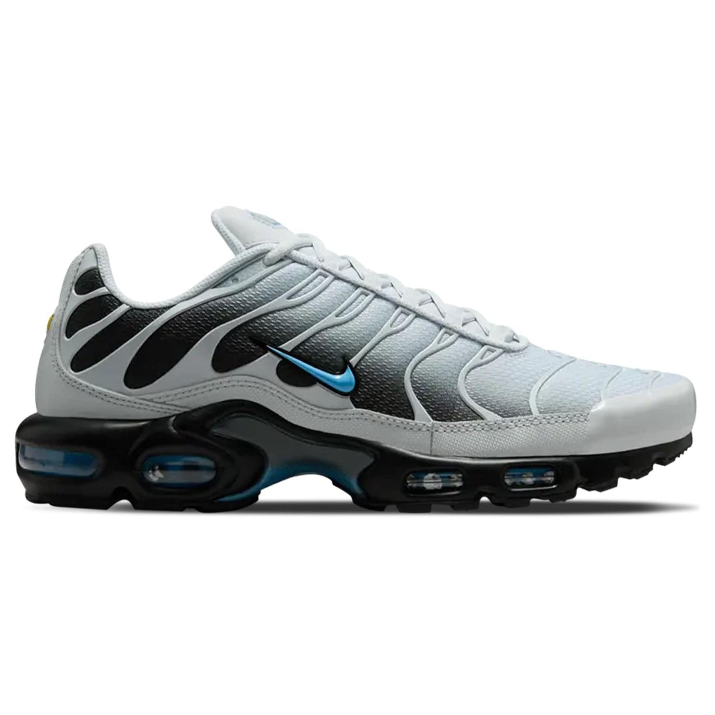 Nike Air Max Plus 'Pure Platinum University Blue' — UK 3 | EU 35.5 | US 3.5 — Side View
