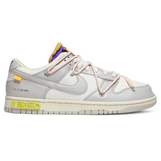 Off-White x Nike Dunk Low 'Lot 24 of 50' — UK 3 | EU 35.5 | US 3.5 — Side View