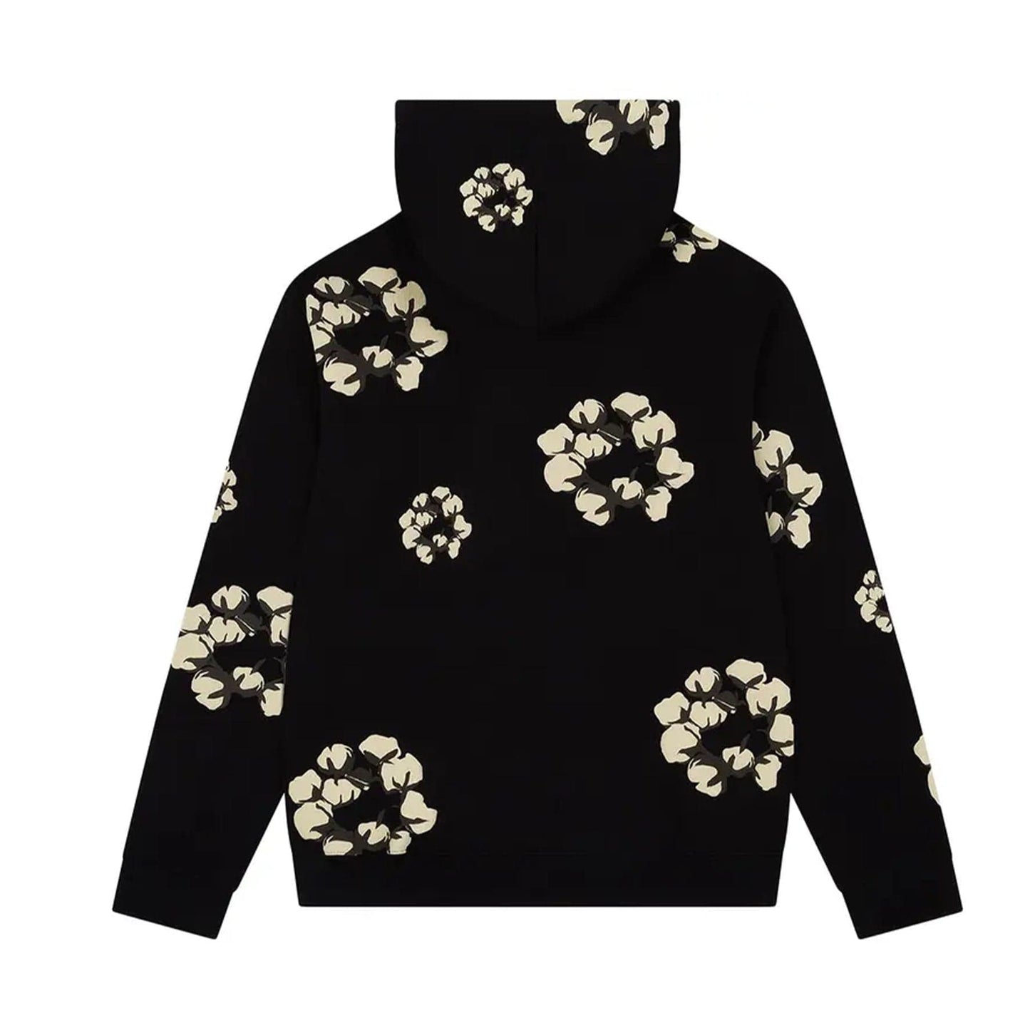 Denim Tears x Cactus Plant Flea Market Cactus Tears Wreath Hoodie 'Black' — XXS — Side View