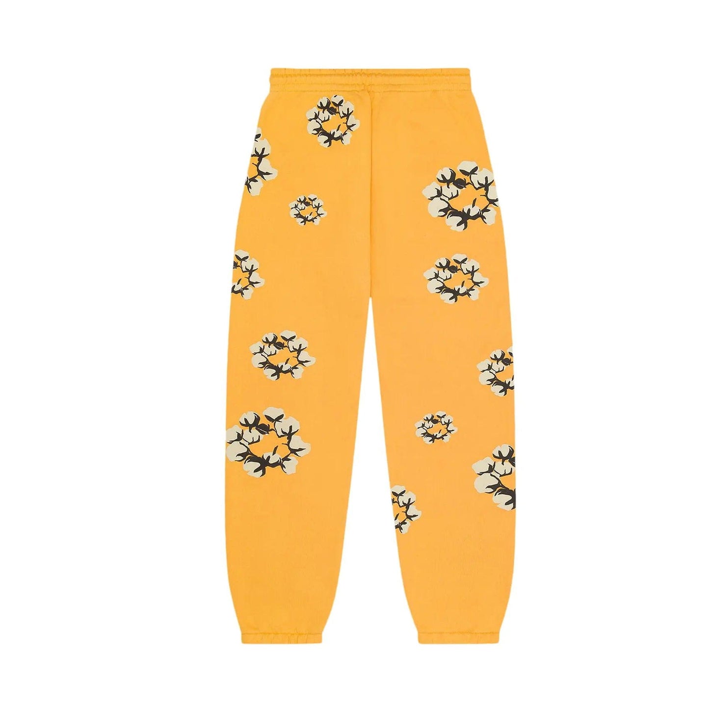 Denim Tears x Cactus Plant Flea Market Cactus Tears Wreath Sweatpants 'Yellow' — XXS — Side View
