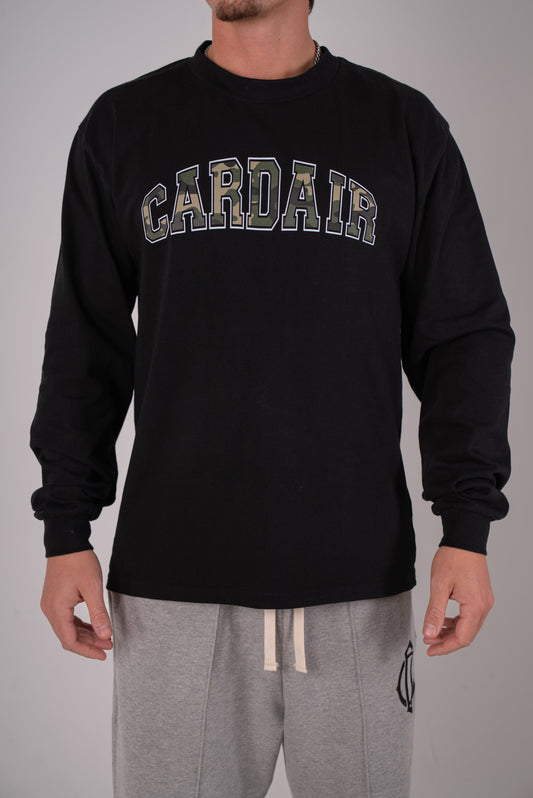 Cardair Camo Cardair Long Sleve - Black — S — Side View
