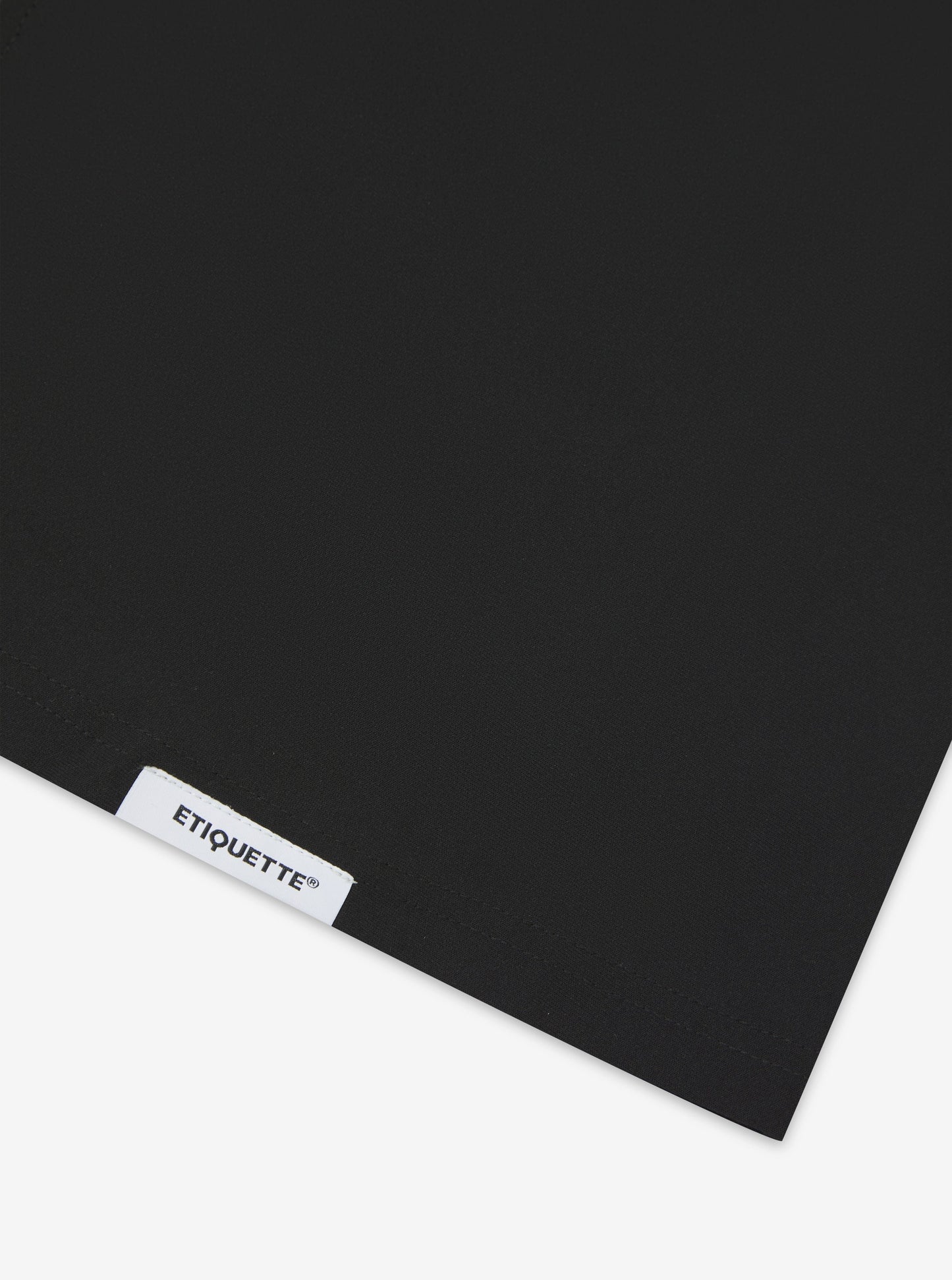 Etiquette Double Zip Overshirt 'Black' — Black — Size S — Detail View