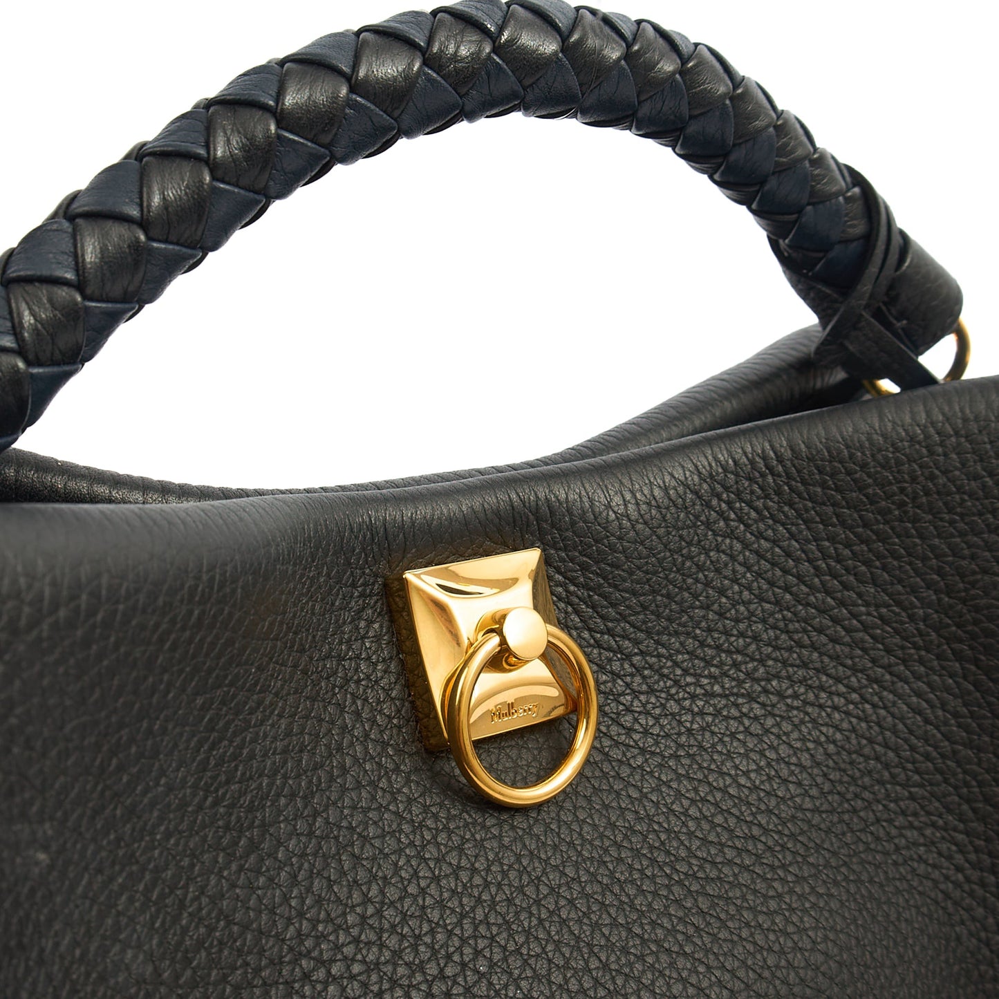 Mulberry Tote Iris - Large in Black, Calfskin Leather — Lifestyle View