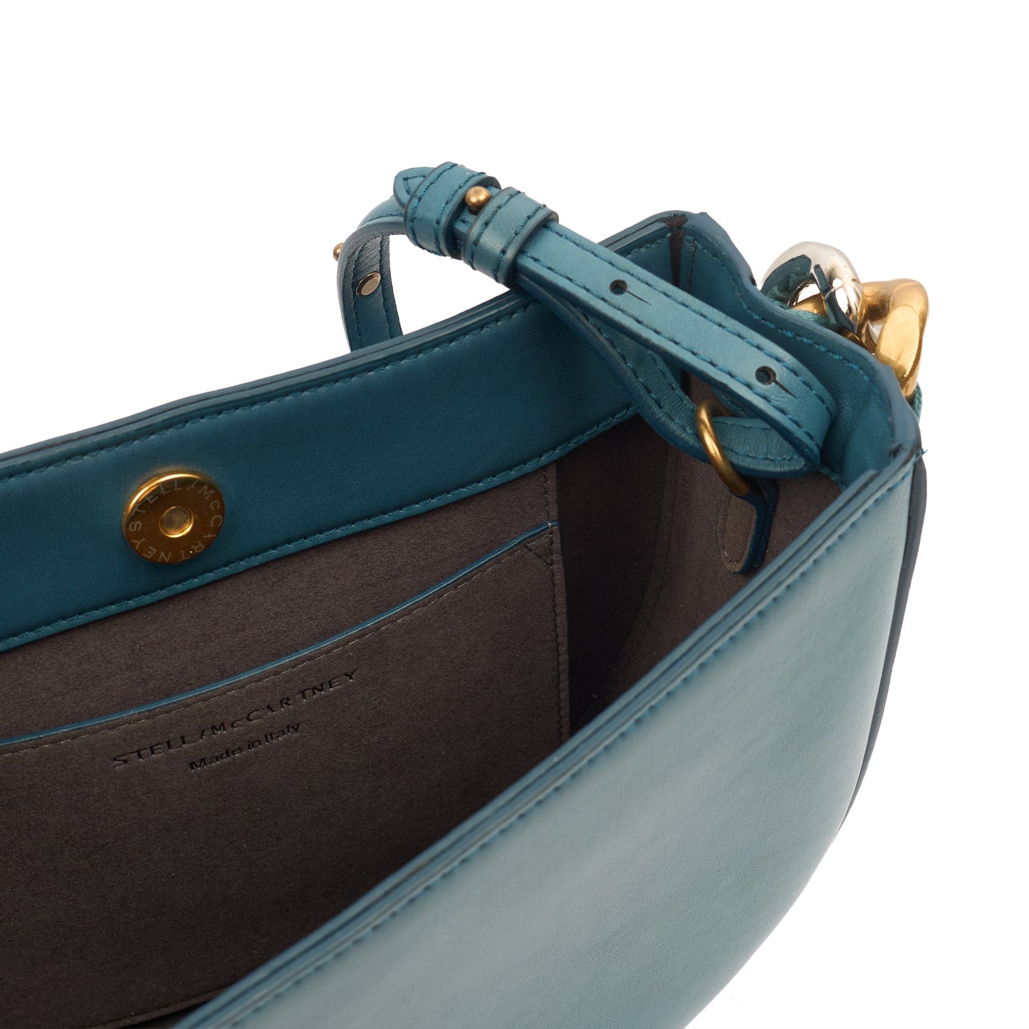 Stella McCartney Cross Body Crossbody in Blue, Leather — Lifestyle View