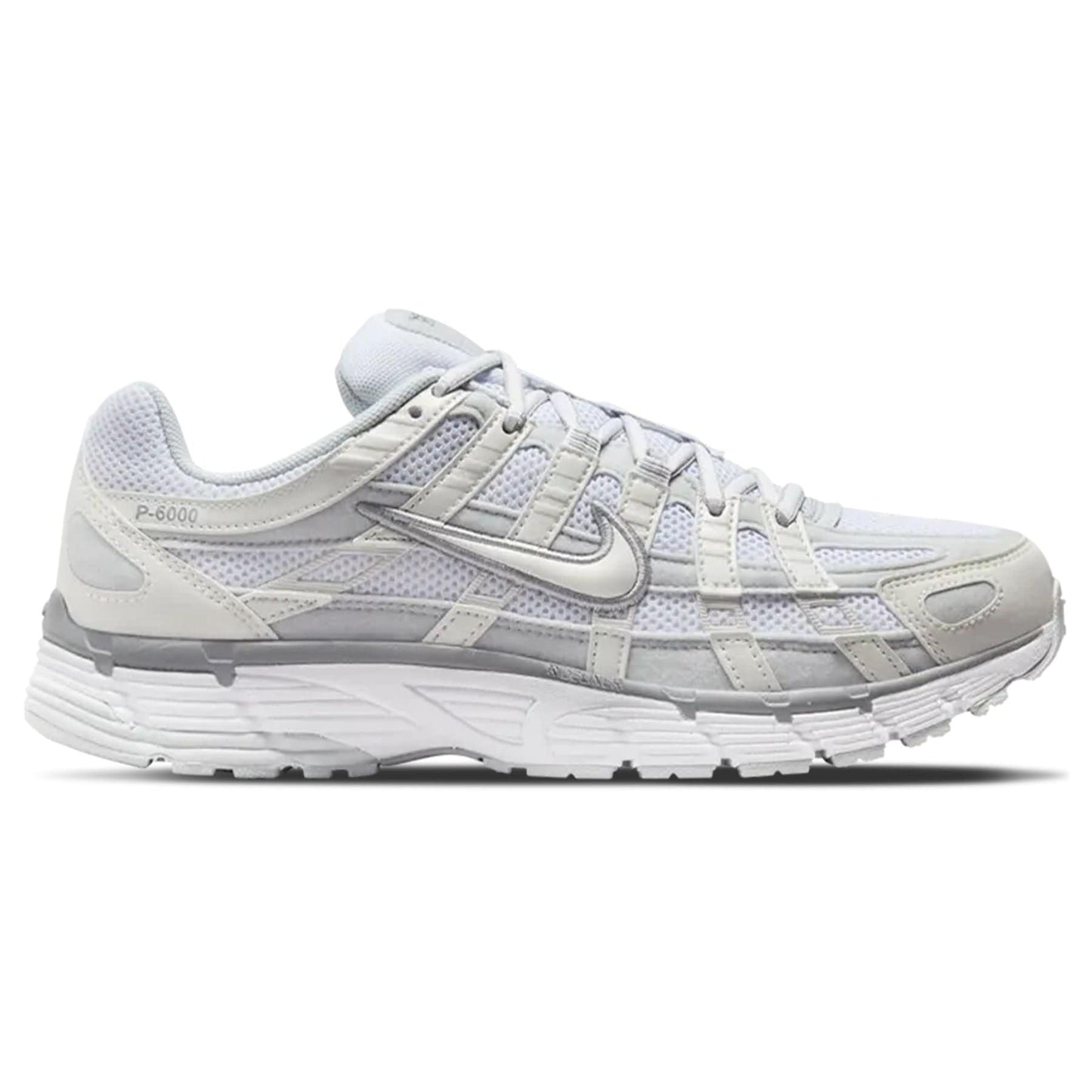 Nike P-6000 Wmns 'Metallic Summit White' — UK 2.5 | EU 35.5 | US 5 — Side View