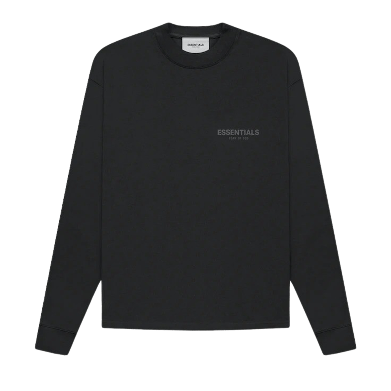 Fear of God Essentials Long-Sleeve Tee 'Stretch Limo' FW21 — XXS — Front View