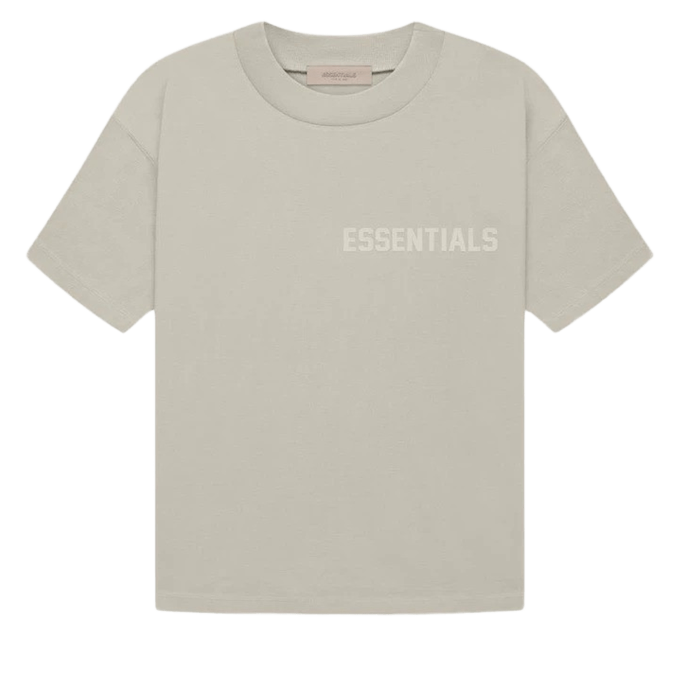Fear of God Essentials Short-Sleeve Tee 'Smoke' — XXS — Front View