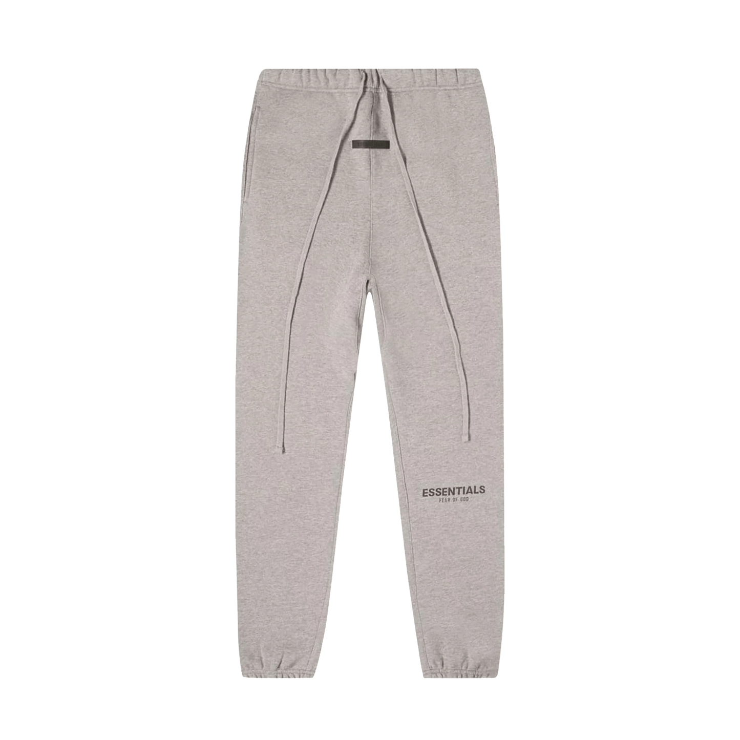 Fear of God Essentials Sweatpants 'Dark Heather Oatmeal' — XXS — Front View