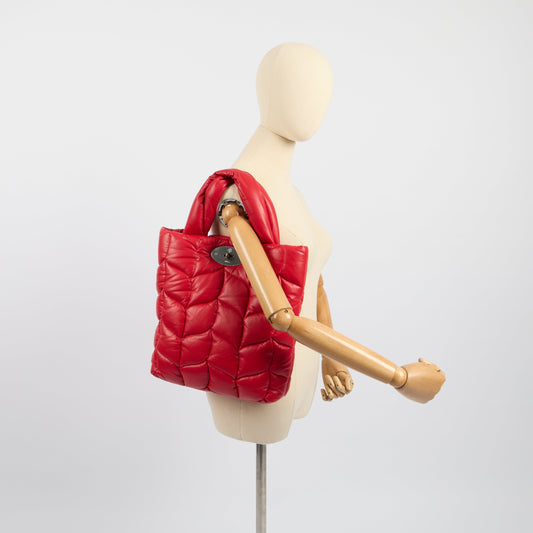 Mulberry Tote Big Softie in Lancaster Red, Leather — Side View