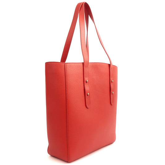 Aspinal of London Tote Regent Tote in Red, Leather — Side View