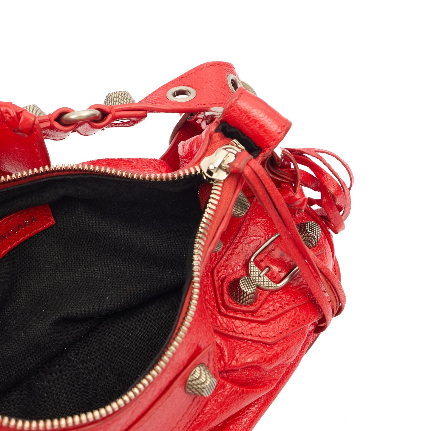 Balenciaga Cross Body Le Cagole XS in Red, Veau (Calfskin) — Alternate View 12