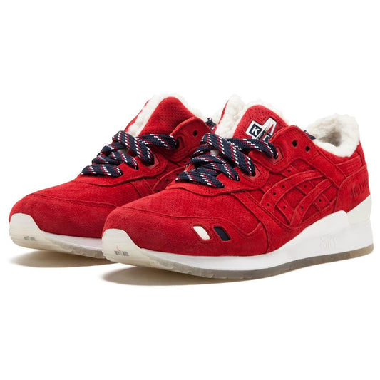 Kith x Moncler x Asics Gel Lyte 3 'Red' — 6 UK | 40 EU — Side View