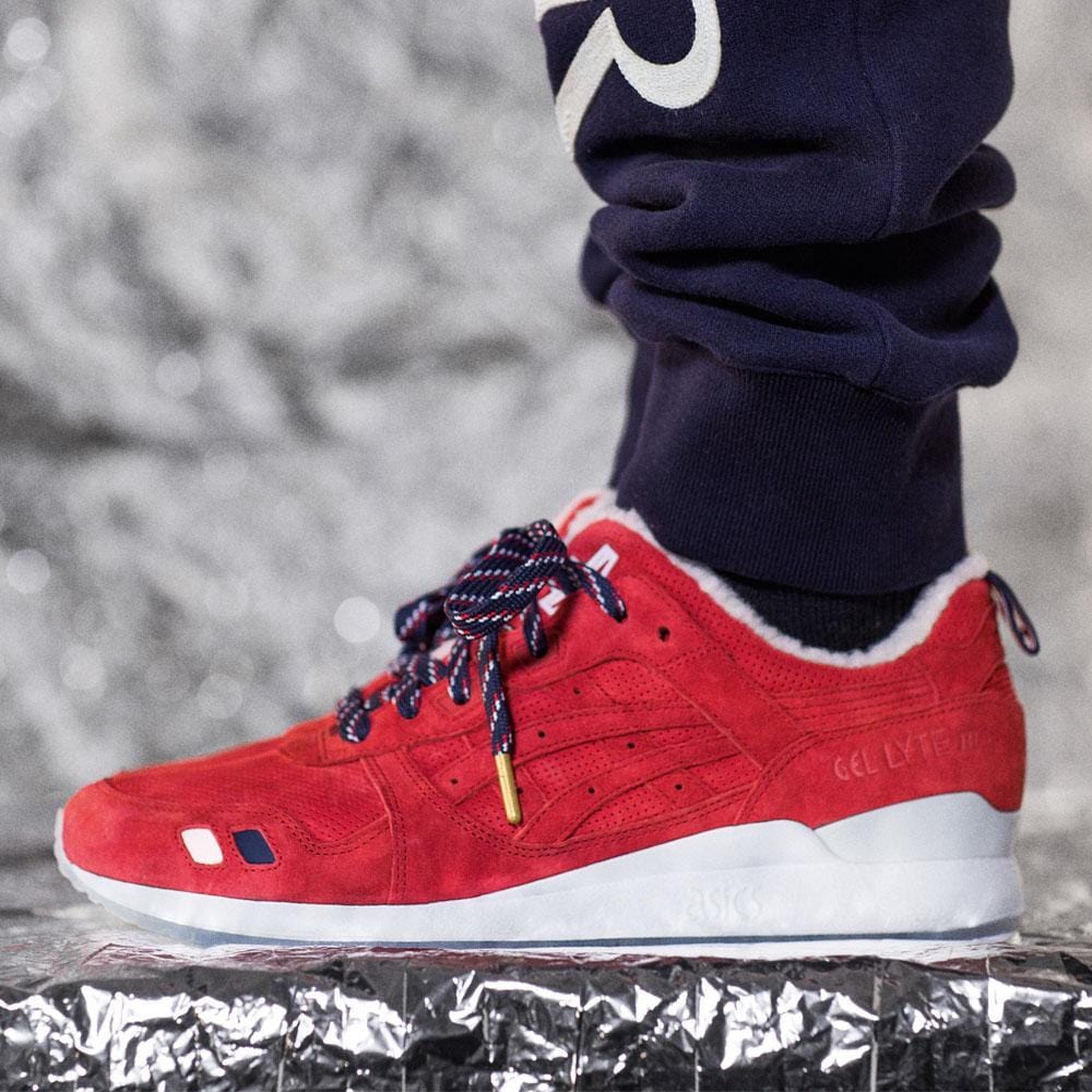 Kith x Moncler x Asics Gel Lyte 3 'Red' — 6 UK | 40 EU — Alternate View 8