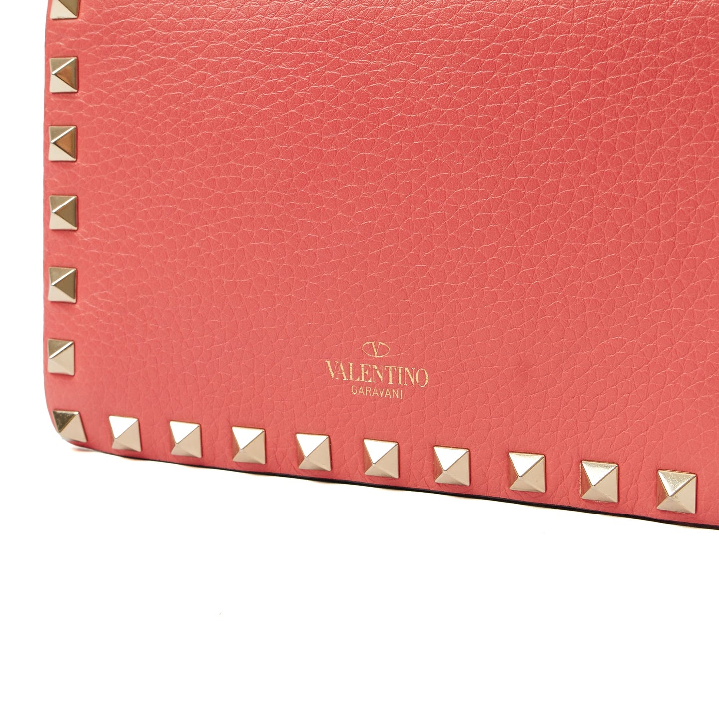 Valentino Cross Body Rockstud Crossbody Bag - Small in Pink, Calfskin — Lifestyle View