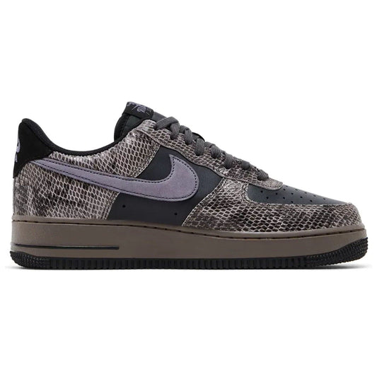 Nike Air Force 1 '07 LV8 'Snakeskin Pack - Off Noir' — UK 3 | EU 35.5 | US 3.5 — Side View