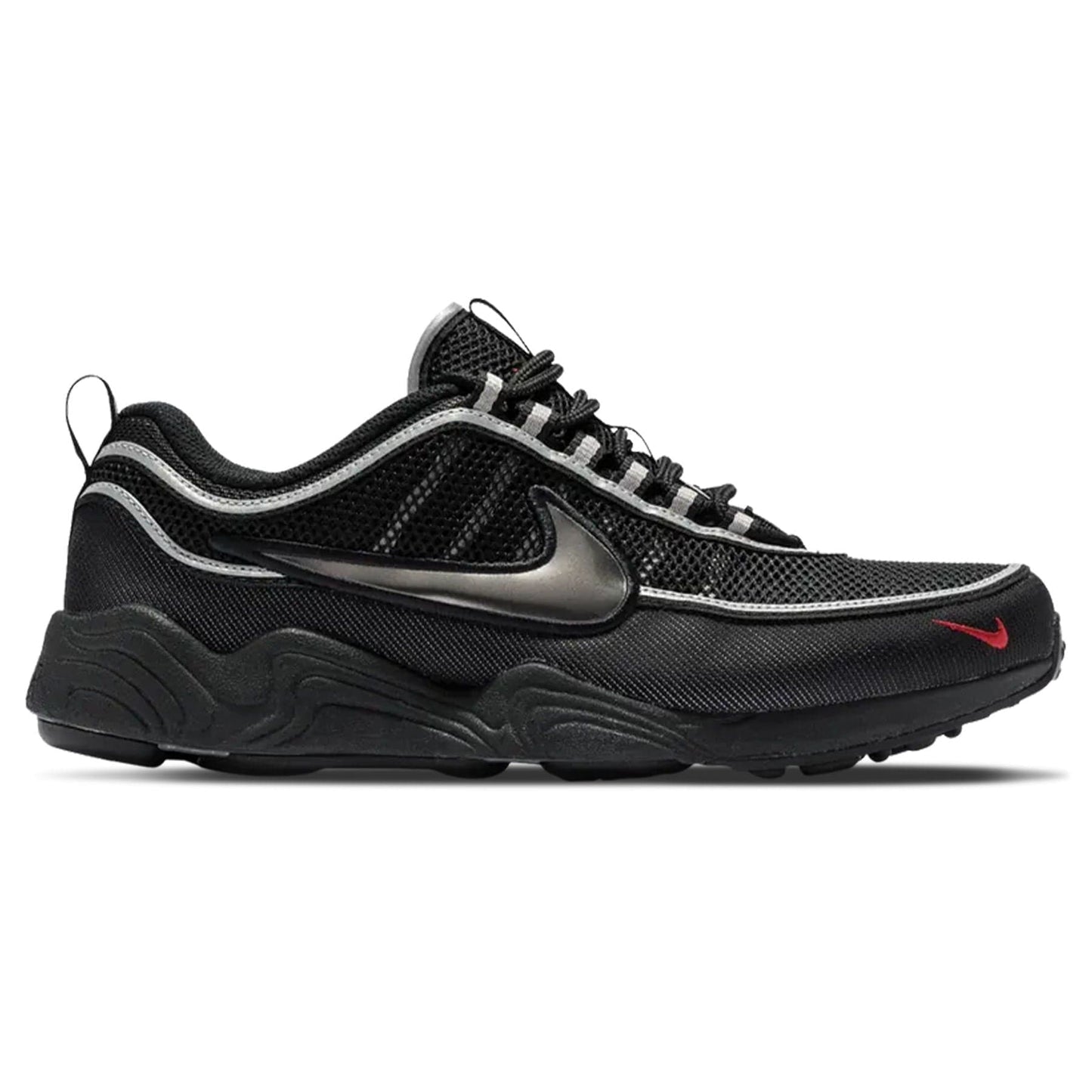 Nike Air Zoom Spiridon SP 'Black Sport Red' — UK 3 | EU 35.5 | US 3.5 — Side View