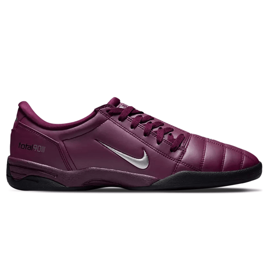 Nike Total 90 3 SP 'Bordeaux' — UK 3 | EU 35.5 | US 3.5 — Side View