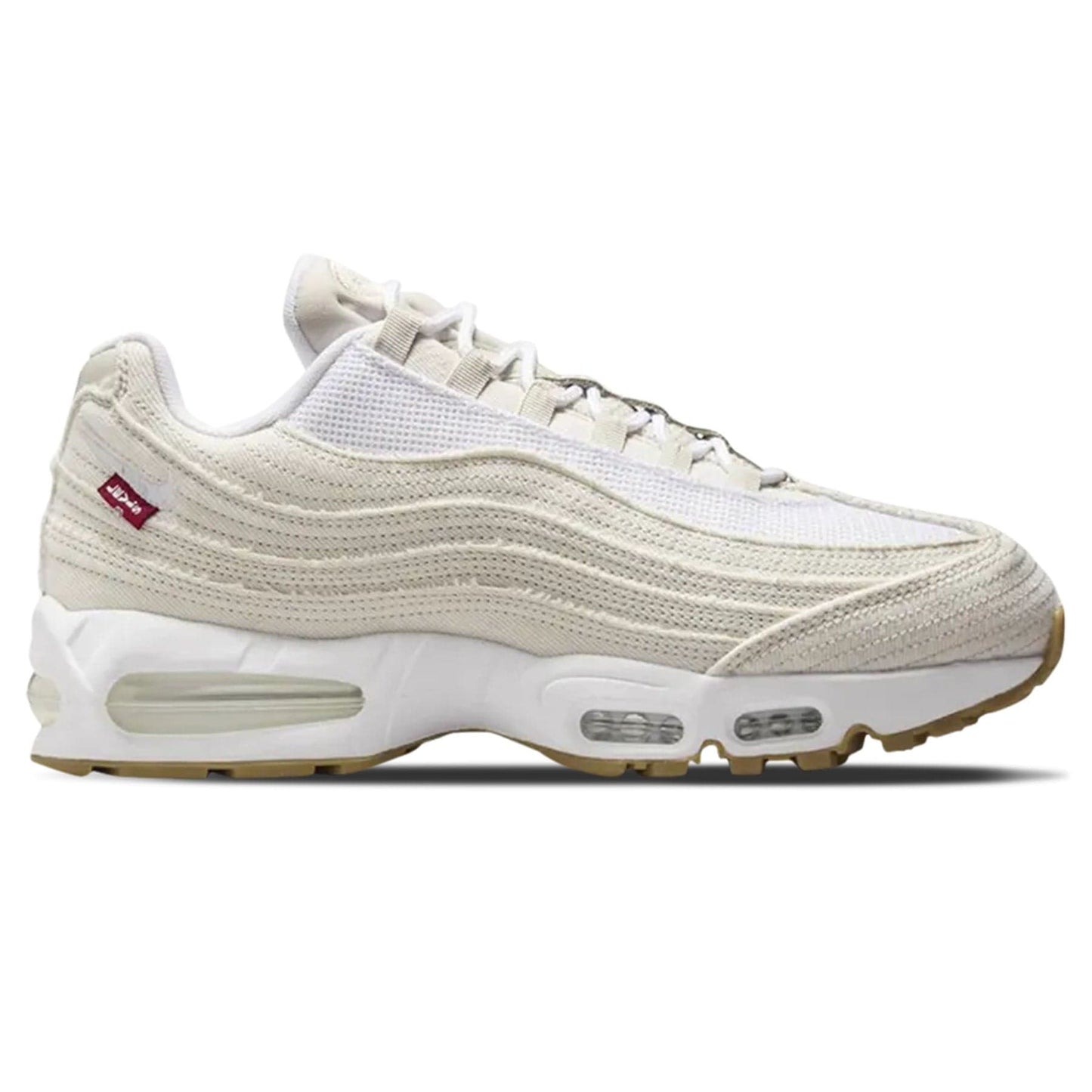 Levi's x Nike Air Max 95 OG 'Light Orewood Brown' — UK 3 | EU 35.5 | US 3.5 — Side View
