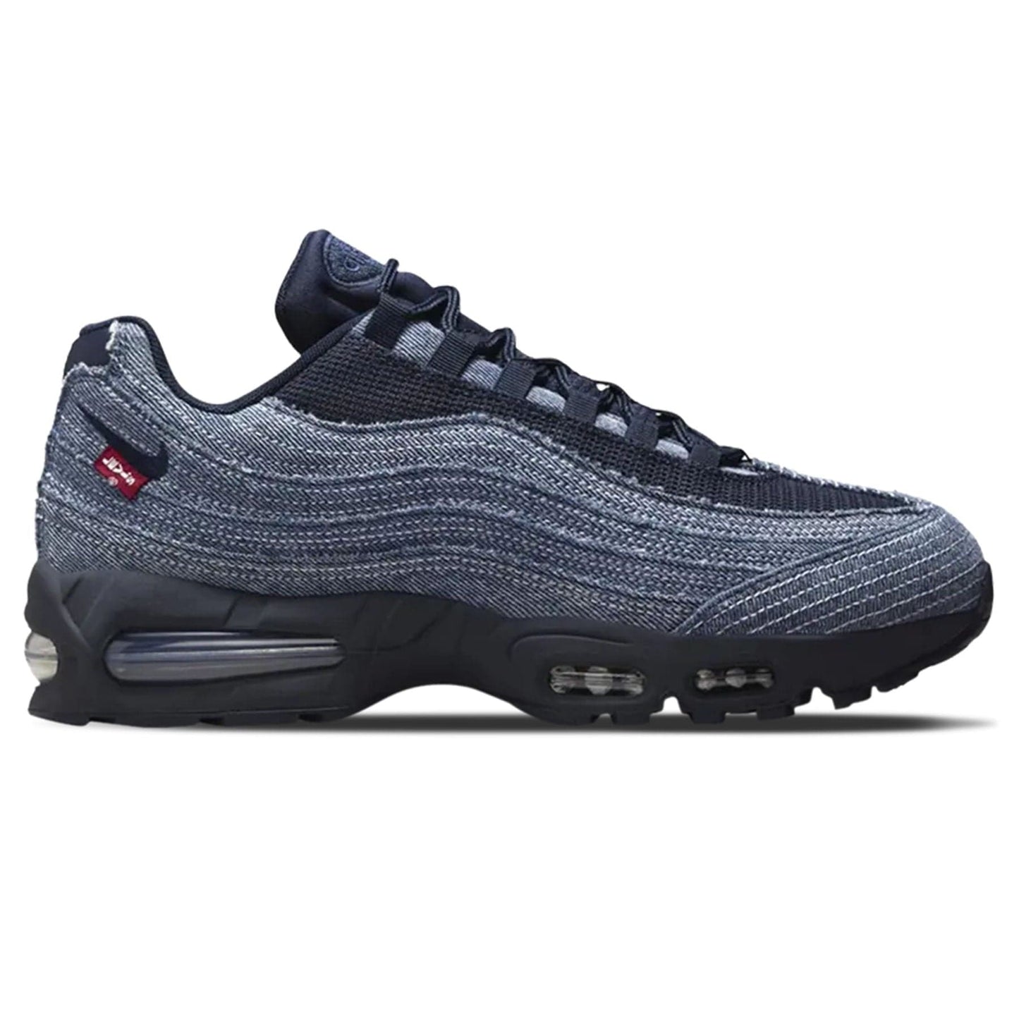 Levi's x Nike Air Max 95 OG 'Obsidian' — UK 3 | EU 35.5 | US 3.5 — Side View